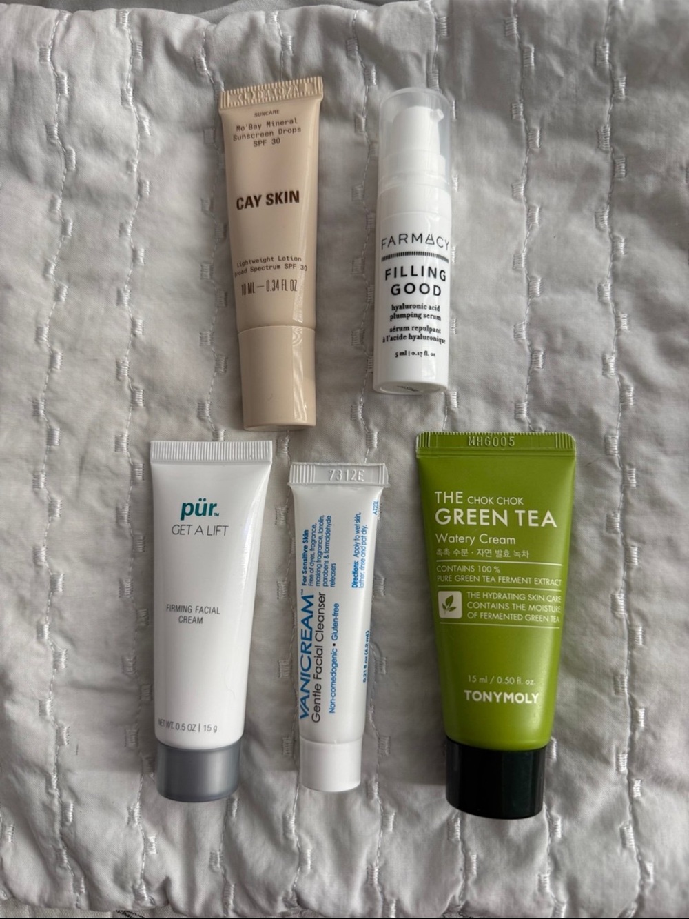 SET bundle 5 Pcs Cay Skin, Tony Moly, Pür, Vanicream,farmacy Brand New!